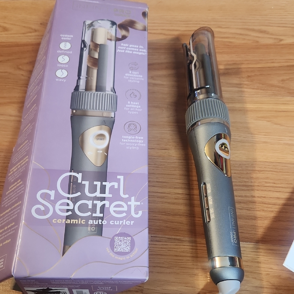 Curl Secret Ceramic Auto Curler - Silver Conair